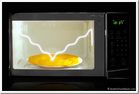 calculating the speed of light with cheese in a microwave